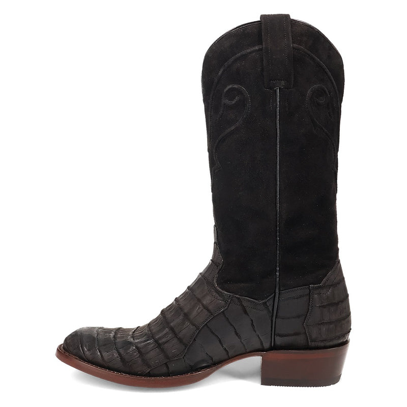 Dan Post Men's Alvis Caiman Black Leather Boot DP3100