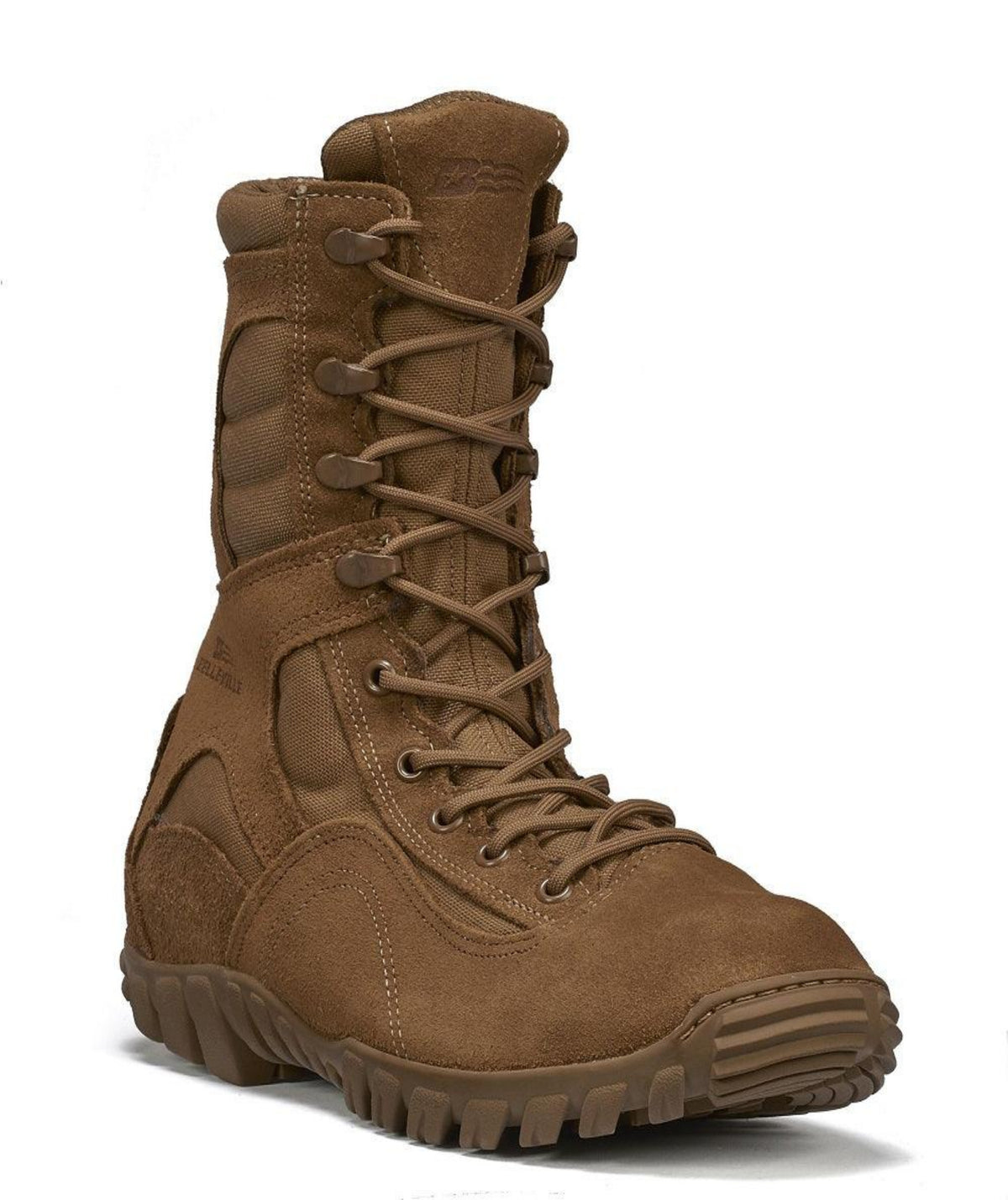 Belleville Boots Mens 7.5 Wide Brown Coyote AHWC Hot Weather Military Combat Men main image 4
