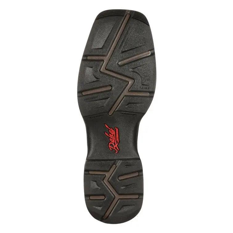 Durango Rebel Men's Square Toe Brown Pull-On Western Boot DB5434 - BootSolution