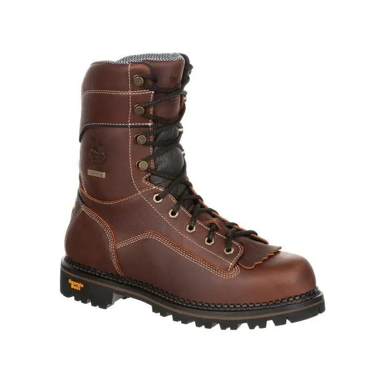 Georgia Boot AMP LT Logger Low Heel Waterproof Work Boot GB00237 - BootSolution