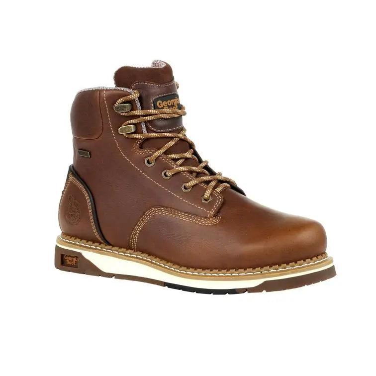 Georgia Boot Men’s Amp LT Wedge Waterproof Work Boot GB00350 - BootSolution