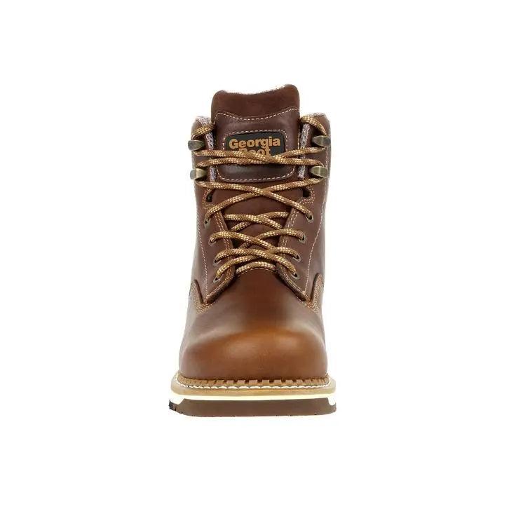 Georgia Boot Men’s Amp LT Wedge Waterproof Work Boot GB00350 - BootSolution