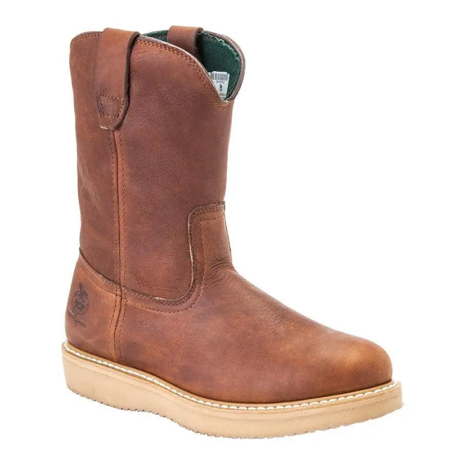 Georgia Boot Steel Toe Wedge Wellington Work Boot G5353 - BootSolution
