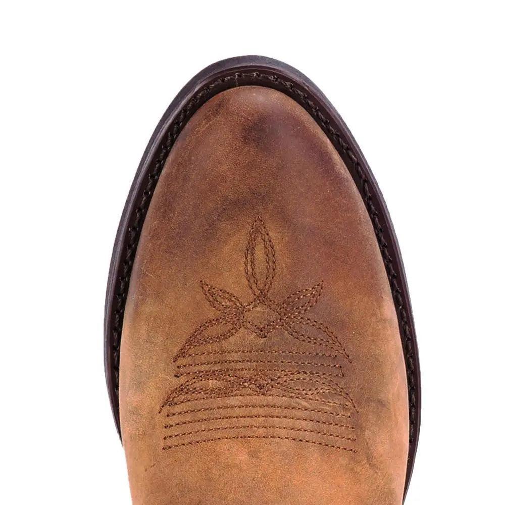 Laredo Bridget Tan Leather Western Round Toe Boot 51084 - BootSolution