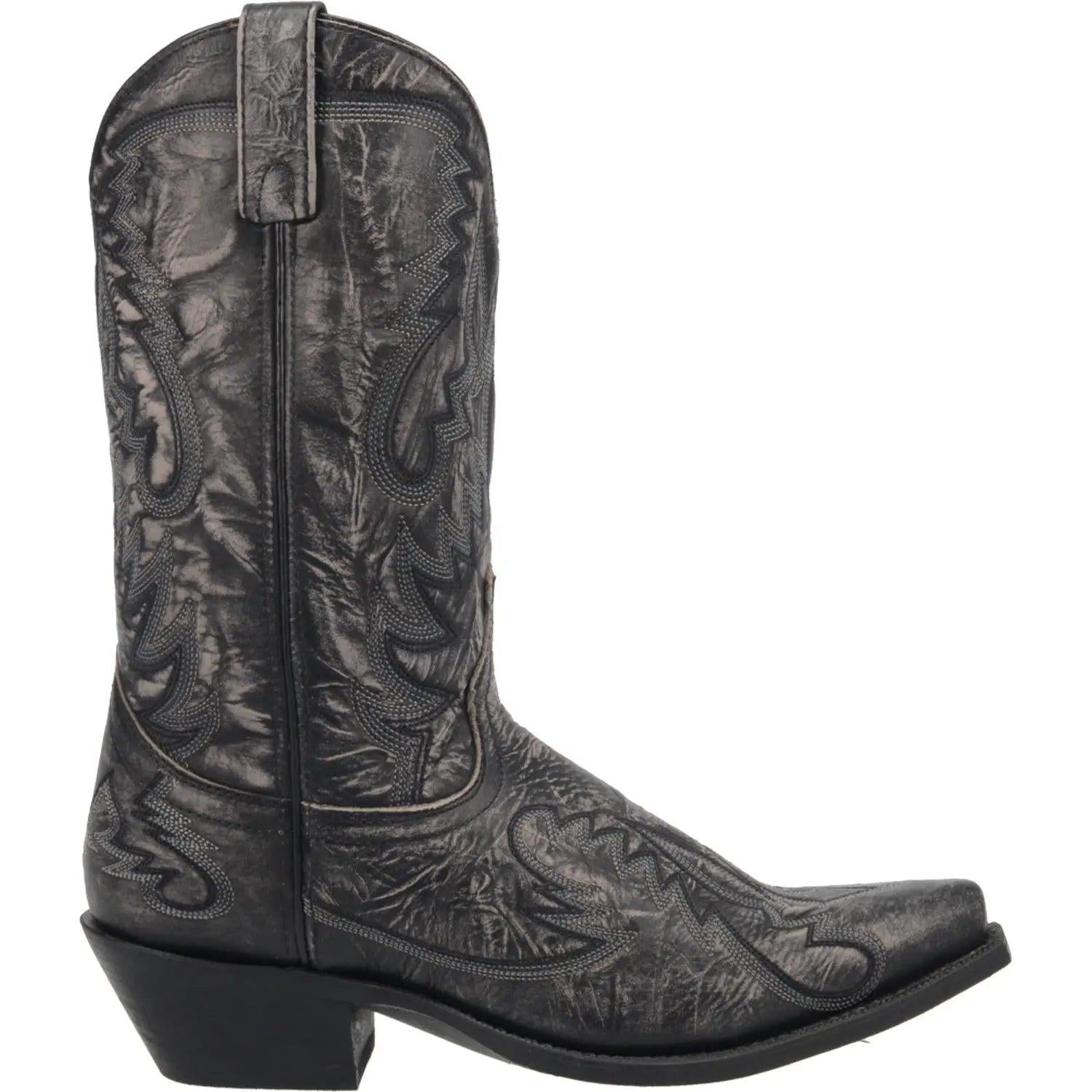 Laredo Men’s Garrett Leather Snip Toe Cowboy Boot 68407 - BootSolution