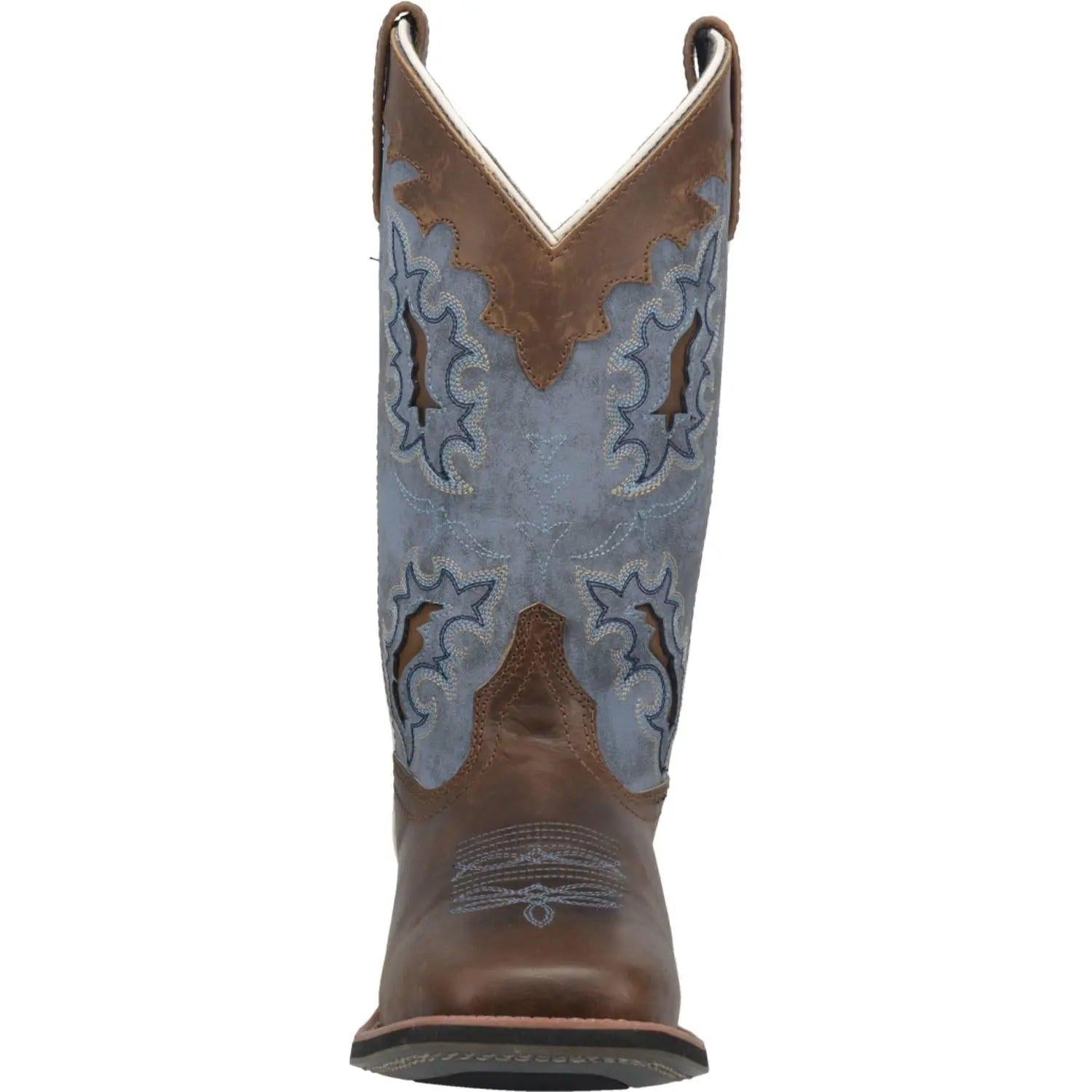 Laredo Women's Square Toe Leather Cowboy Boot 5666 - BootSolution