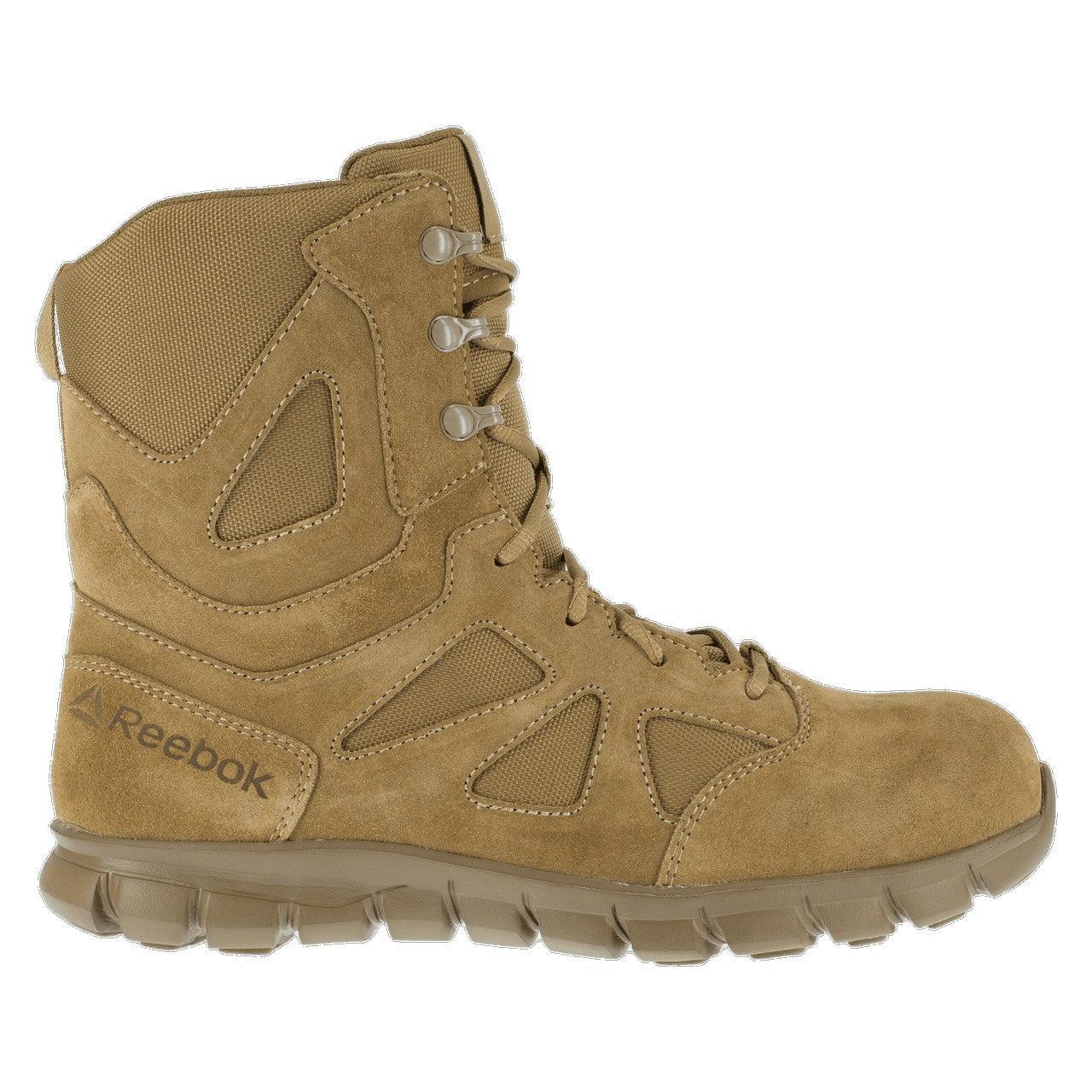 Reebok Men’s 8” Side-Zip Coyote Tactical Composite Toe Boot RB8809 - BootSolution