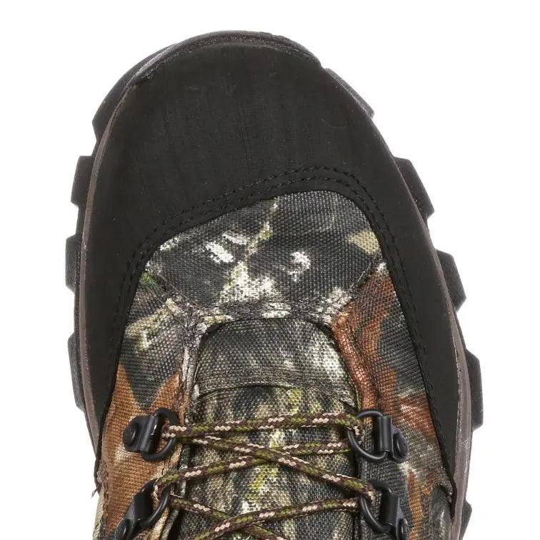 Rocky Lace-Up Side-Zip Waterproof Mossy Oak Snake Proof Hunting Boot 7379 - BootSolution