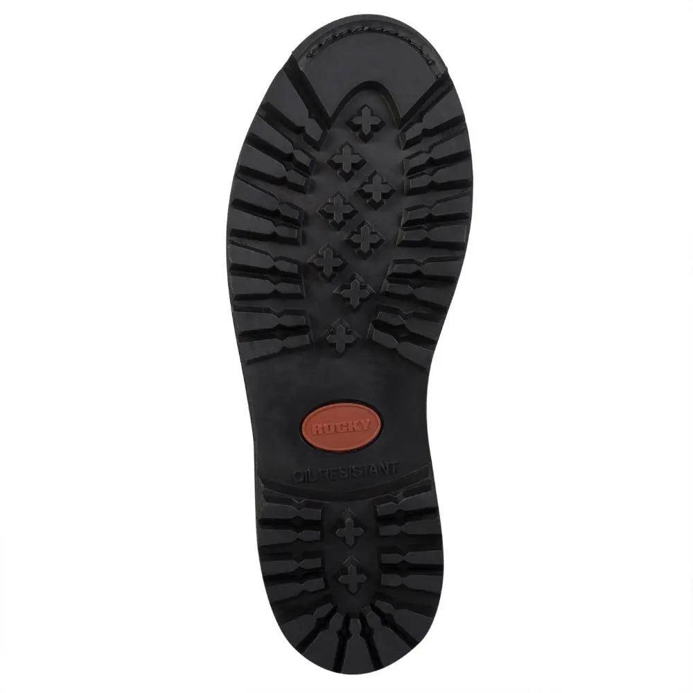 Rocky Side Zipper Black Leather 7" Jump Boot 2091 - BootSolution