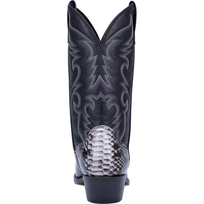 Laredo Men's Monty Black/White Manmade Boot 68067