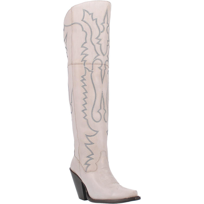 Dan Post Women's Loverly White Leather Boot DP4377