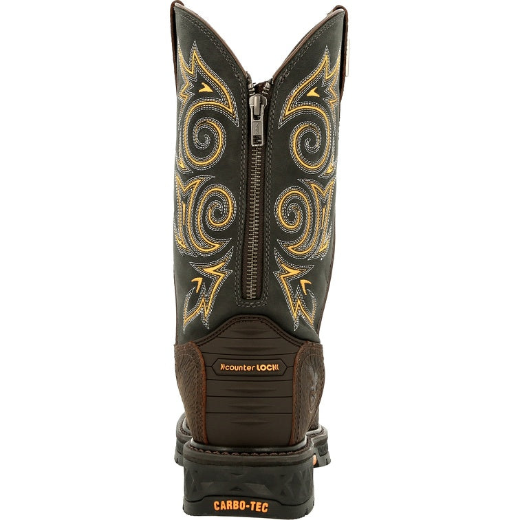 Georgia Boot Men's Carbo-Tec LT Steel Toe Waterproof Pull-On Work Boot GB00437