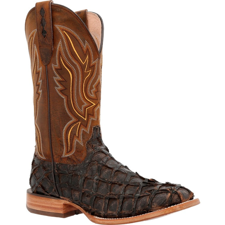 Durango Premium Dark Brown Pirarucu Exotics Western Boot DDB0380