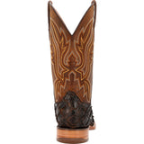 Durango Premium Dark Brown Pirarucu Exotics Western Boot DDB0380