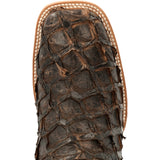 Durango Premium Dark Brown Pirarucu Exotics Western Boot DDB0380