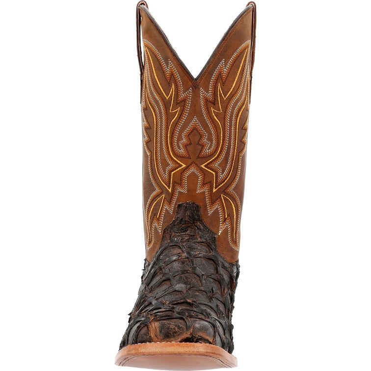 Durango Premium Dark Brown Pirarucu Exotics Western Boot DDB0380