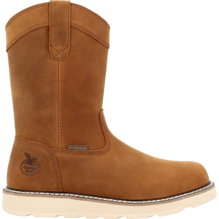 Georgia Boot Core 37 10" Waterproof Pull On Wedge Work Boot GB00666