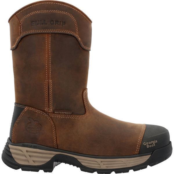 Georgia Boot DuraBlend Edge Waterproof Alloy Toe Pull-on Work Boot GB00664