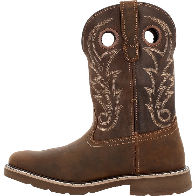 Georgia Boot Core 37 Western 11" Waterproof Pull-On Work Boot GB00691