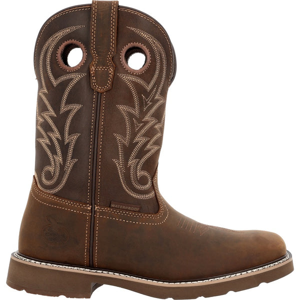 Georgia Boot Core 37 Western 11" Waterproof Pull-On Work Boot GB00691