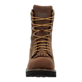 Georgia Boot Core 37 9" Scalloped Heel Waterproof Logger Work Boot GB00717
