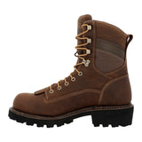 Georgia Boot Core 37 9" Scalloped Heel Waterproof Logger Work Boot GB00717