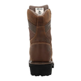 Georgia Boot Core 37 9" Scalloped Heel Waterproof Logger Work Boot GB00717
