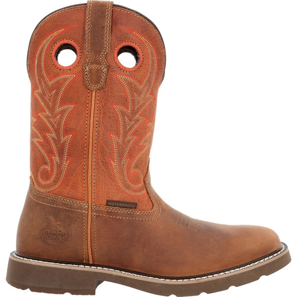 Georgia Boot Core 37 Western 11" Waterproof Pull-On Work Boot GB00693