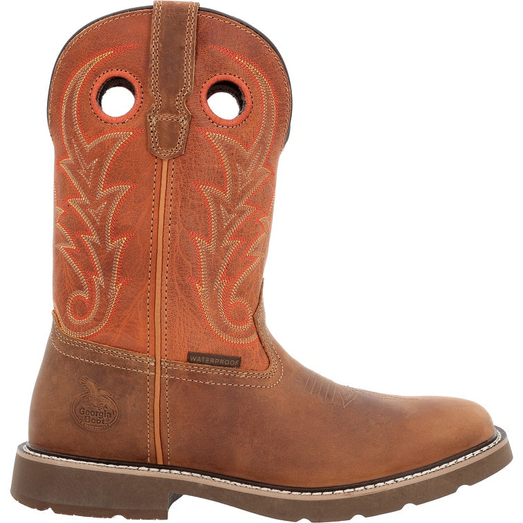 Georgia Boot Core 37 Western 11" Waterproof Pull-On Work Boot GB00693