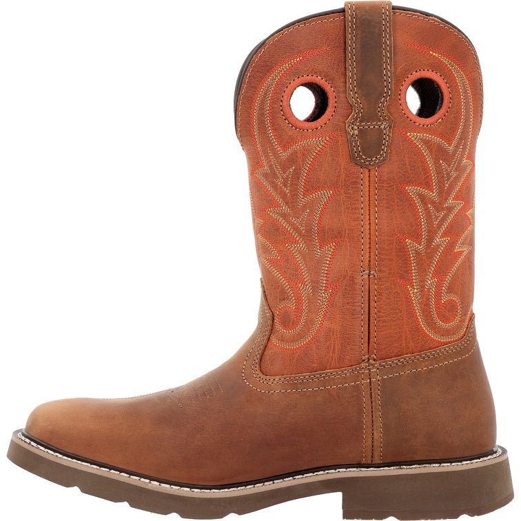 Georgia Boot Core 37 Western 11" Waterproof Pull-On Work Boot GB00693