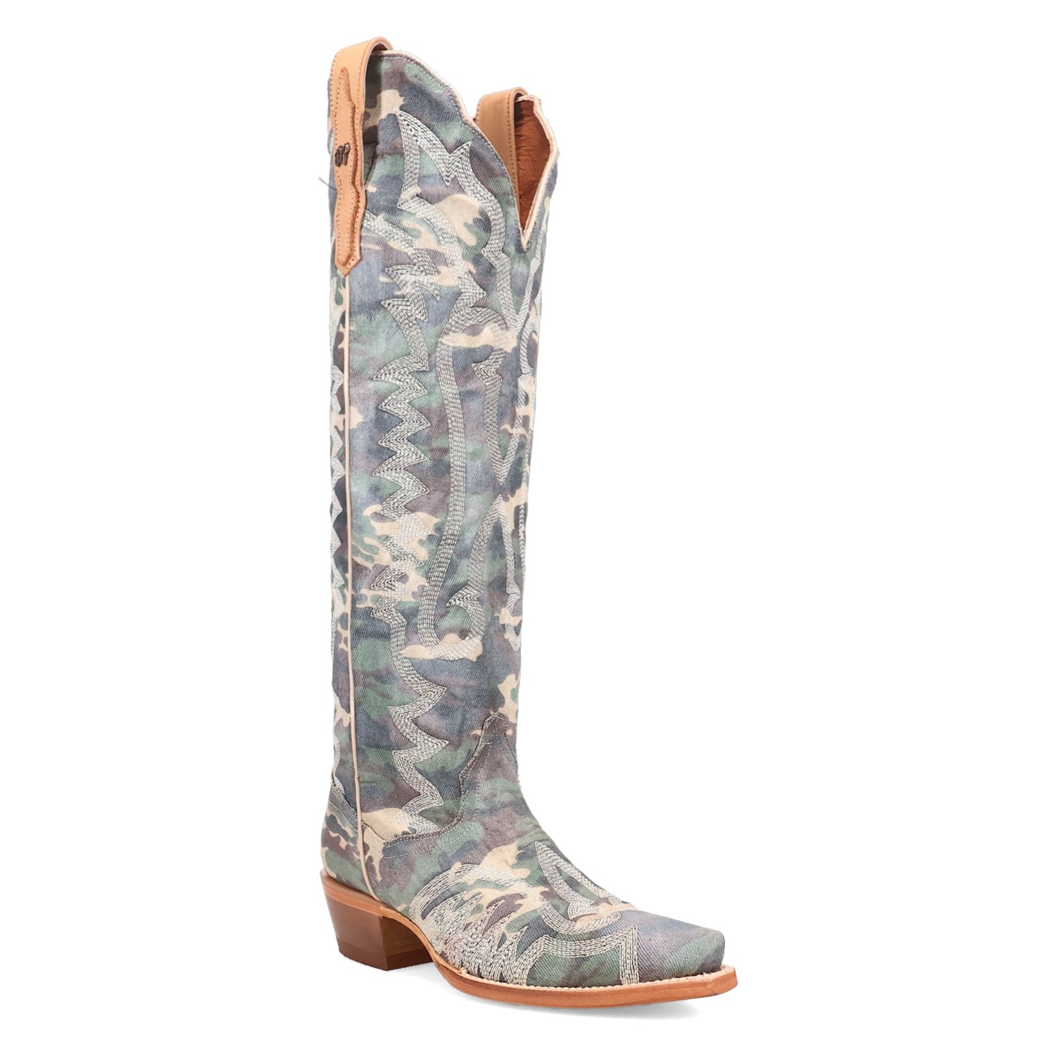 Dan Post Women's Camo Darlin' Fabric Boot DP7084