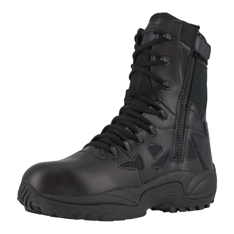 Reebok Rapid Response Stealth Size Zip Composite Toe Tactical Boot RB8874