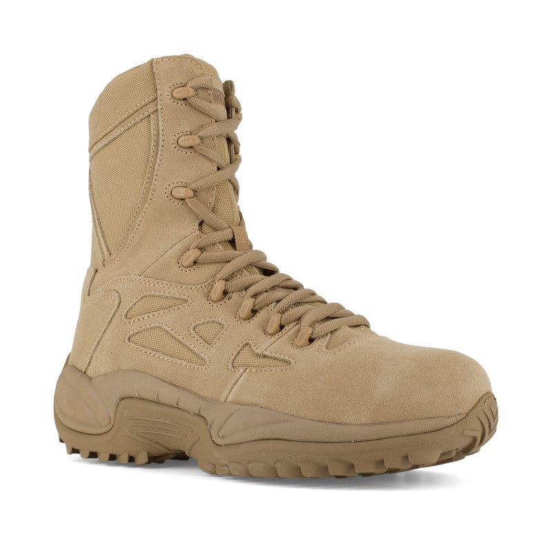 Reebok Men's 8" Stealth Rapid Response Composite Toe Tactical Boot-Desert Tan RB8894