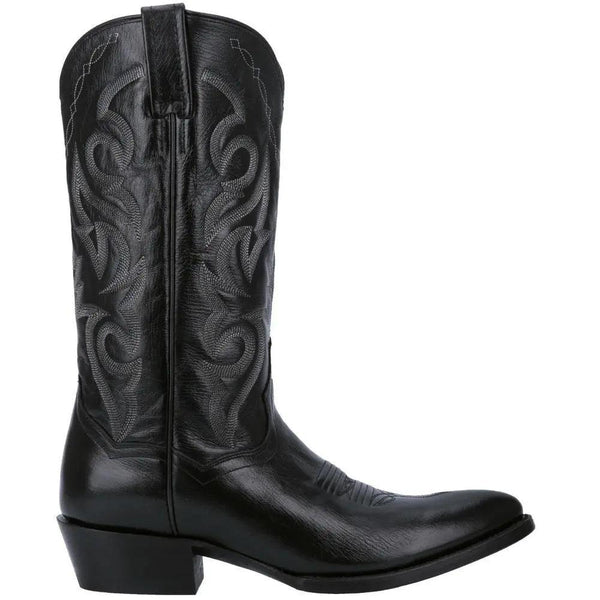 Dan Post Men's Classic Design Western Toe Black Leather Cowboy Boot DP2110J - BootSolution