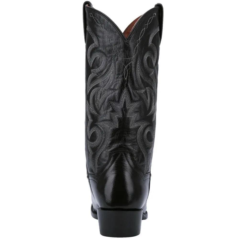 Dan Post Men's Classic Design Western Toe Black Leather Cowboy Boot DP2110J - BootSolution