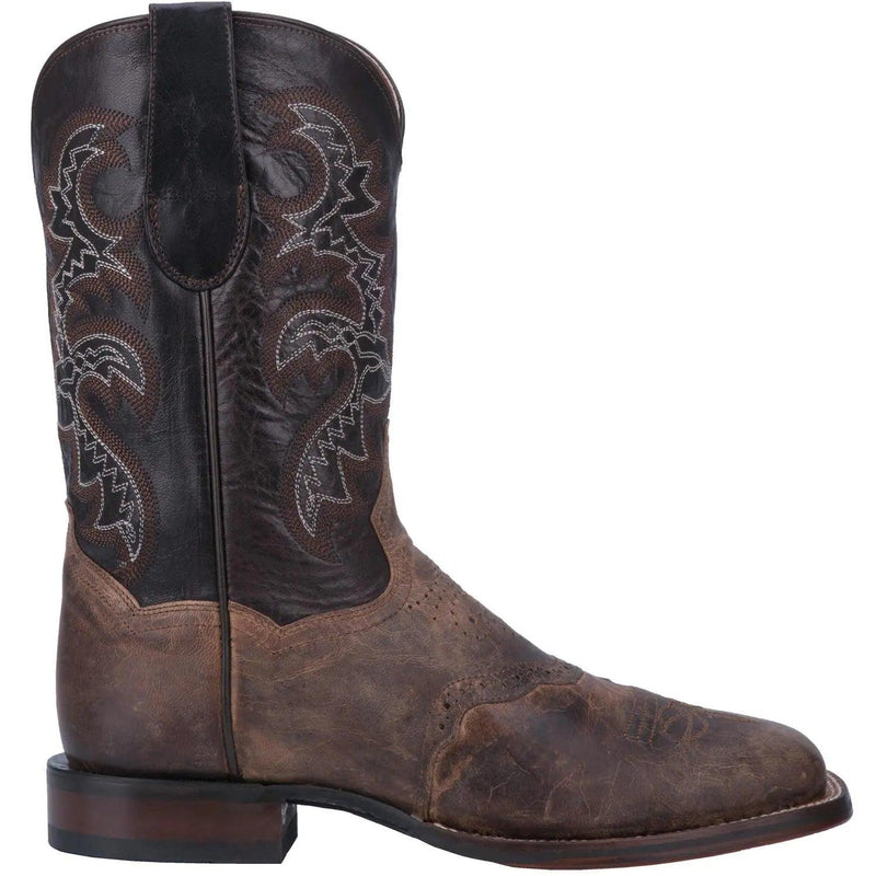 Dan Post Men’s Franklin Sand Dark Chocolate Leather Boot DP2815 - BootSolution