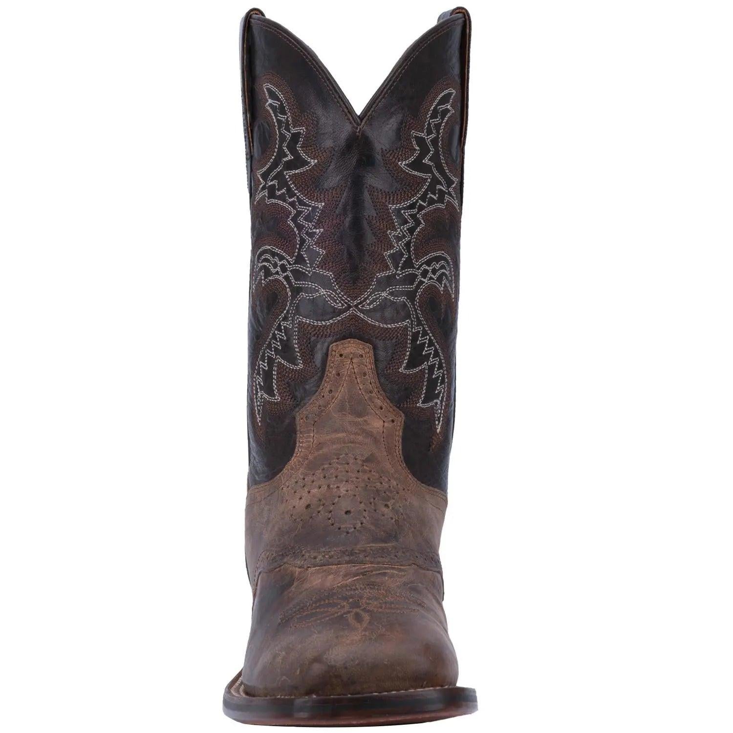Dan Post Men’s Franklin Sand Dark Chocolate Leather Boot DP2815 - BootSolution