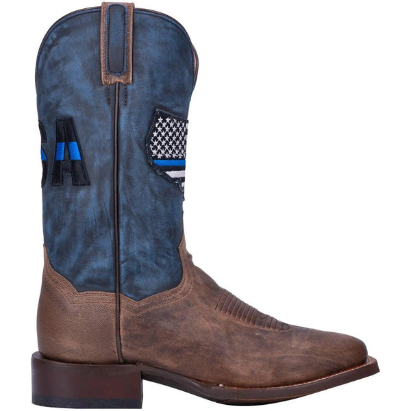 Dan Post Men’s Thin Blue Line Square Toe Boot DP4515 - BootSolution