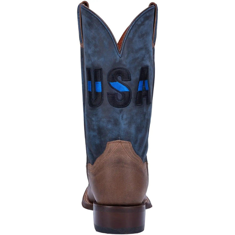 Dan Post Men’s Thin Blue Line Square Toe Boot DP4515 - BootSolution