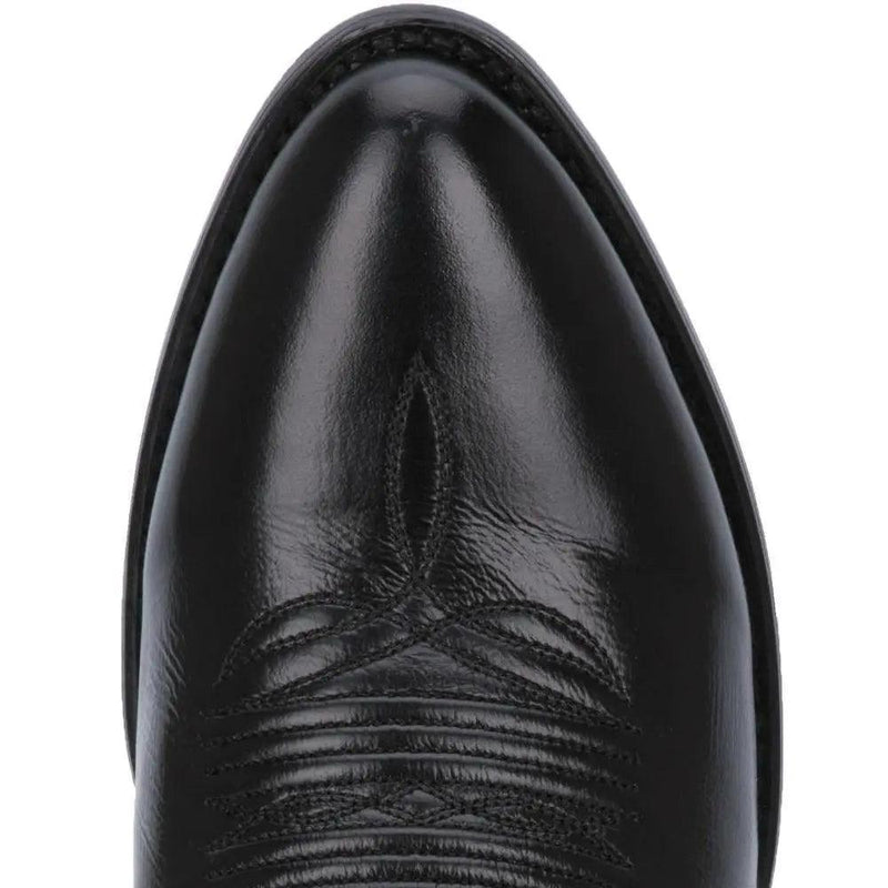 Dan Post Milwaukee Men's Black Leather Round Toe Cowboy Boot DP2110R - BootSolution