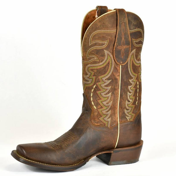 Dan Post Rodeo Cowboy Boots-Brown Leather-Cowboy Certified 2-137 - BootSolution