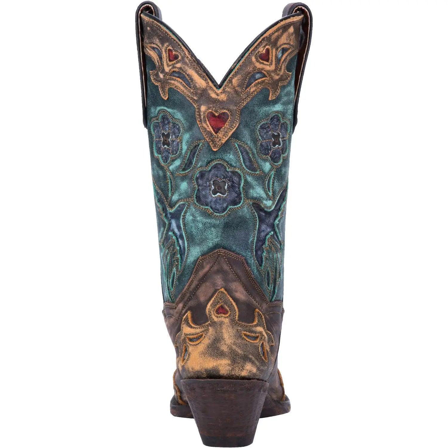 Dan Post Women’s Vintage Bluebird Snip Toe Leather Boot DP3544 - BootSolution