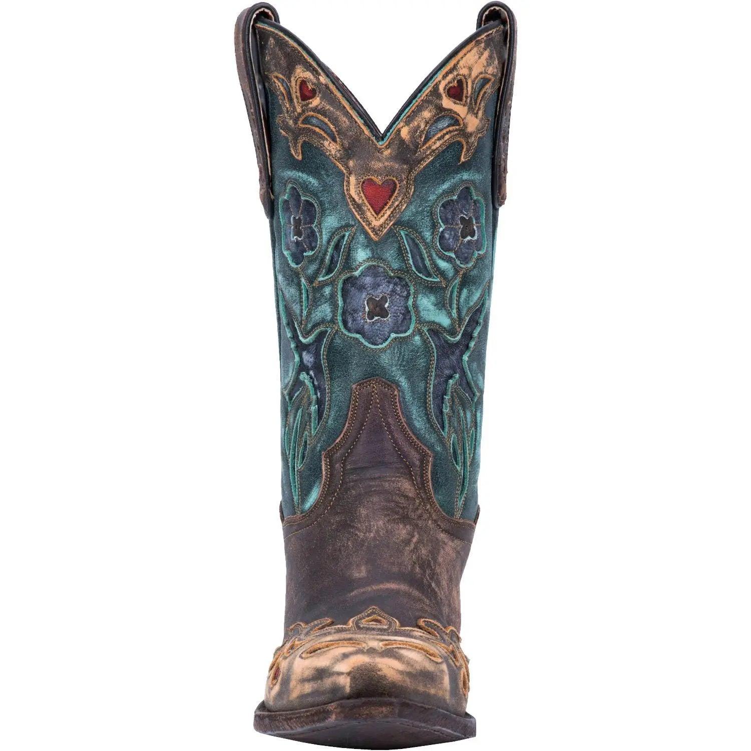 Dan Post Women’s Vintage Bluebird Snip Toe Leather Boot DP3544 - BootSolution