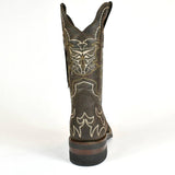Denver Mountain Rubber Sole Cowboy Boots- Brown Shoulder French Toe 830-S - BootSolution