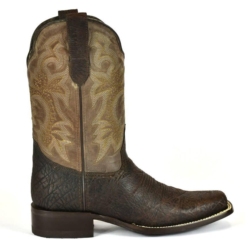 Denver Mountain Square Toe Brown Shoulder Oryx Shaft Cowboy Boot-845-2 - BootSolution