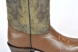 Denver Mountain Western Riding Boot with Tan Shoulder Leather, Riding Heel - BootSolution