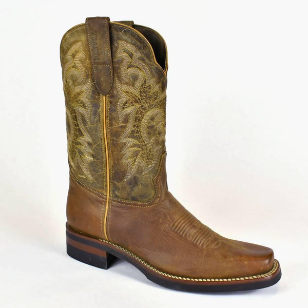 Denver Rodeo Boot, Rubber Sole, French Toe, Oryx Crazy Leather - 845-1 - BootSolution