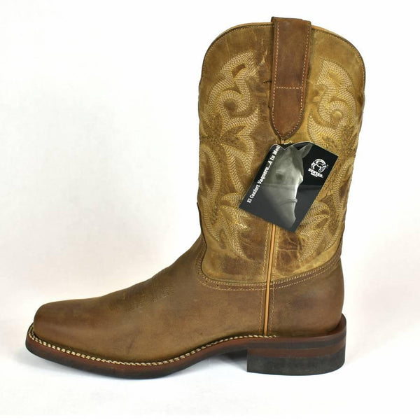 Denver Rodeo Boot, Rubber Sole, French Toe, Oryx Crazy Leather - 845-1 - BootSolution