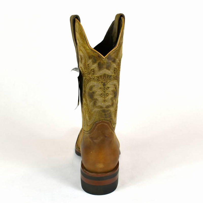 Denver Rodeo Boot, Rubber Sole, French Toe, Oryx Crazy Leather - 845-1 - BootSolution
