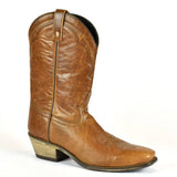 Dingo Mens Perkins 11" Cowboy Western Boot Bay Apache Leather Square Toe - BootSolution